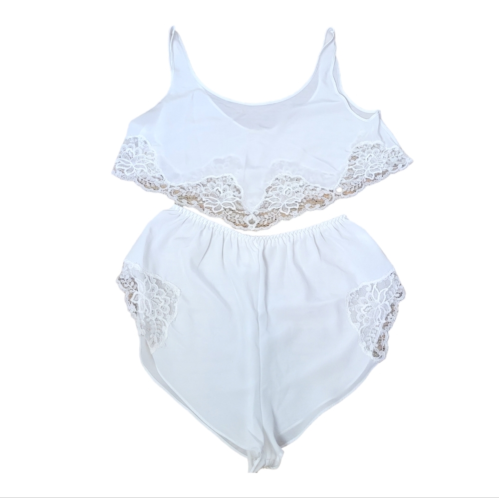 Vintage Lace and Satin Sleep Set
